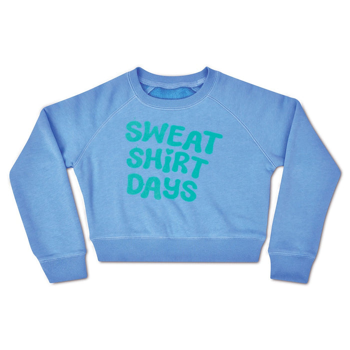 ISCREAM SWEATSHIRT DAYS BRIGHT BLUE BASIC CREW