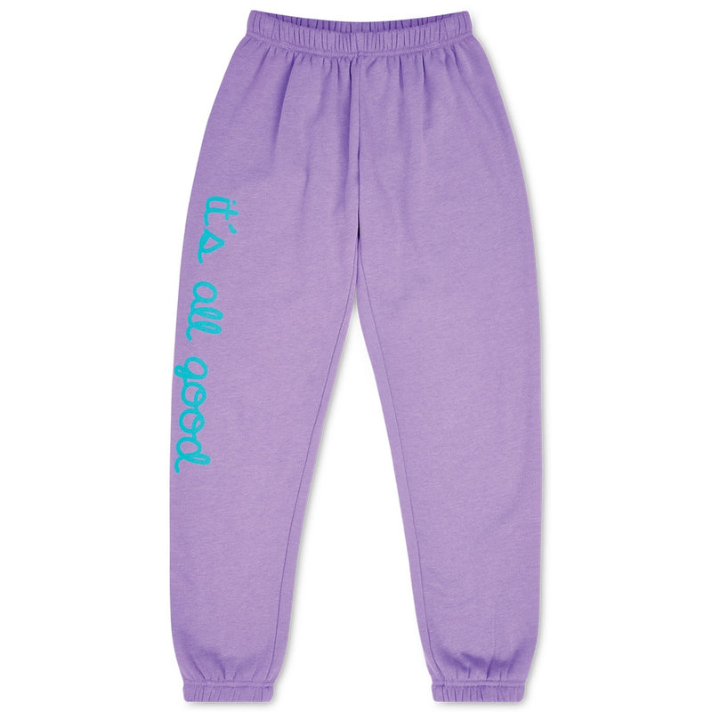 ISCREAM RAINBOW SMILE VIVID VIOLET BASIC SWEATPANT