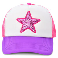 ISCREAM GLITTER STAR TRUCKER HAT