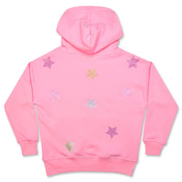 ISCREAM SPARKLING STARS PINK HOODIE