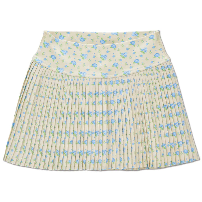 YELLOW FLROAL SKORT