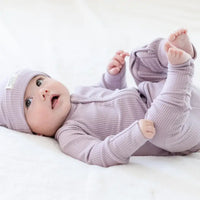 BELLA TUNNO ORCHID ZIP BEANIE SET