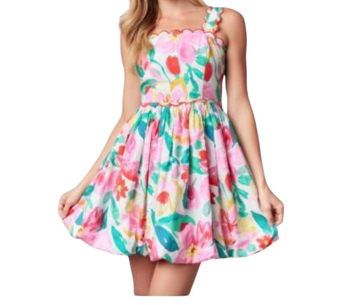 MULTI FLOWER DRESS