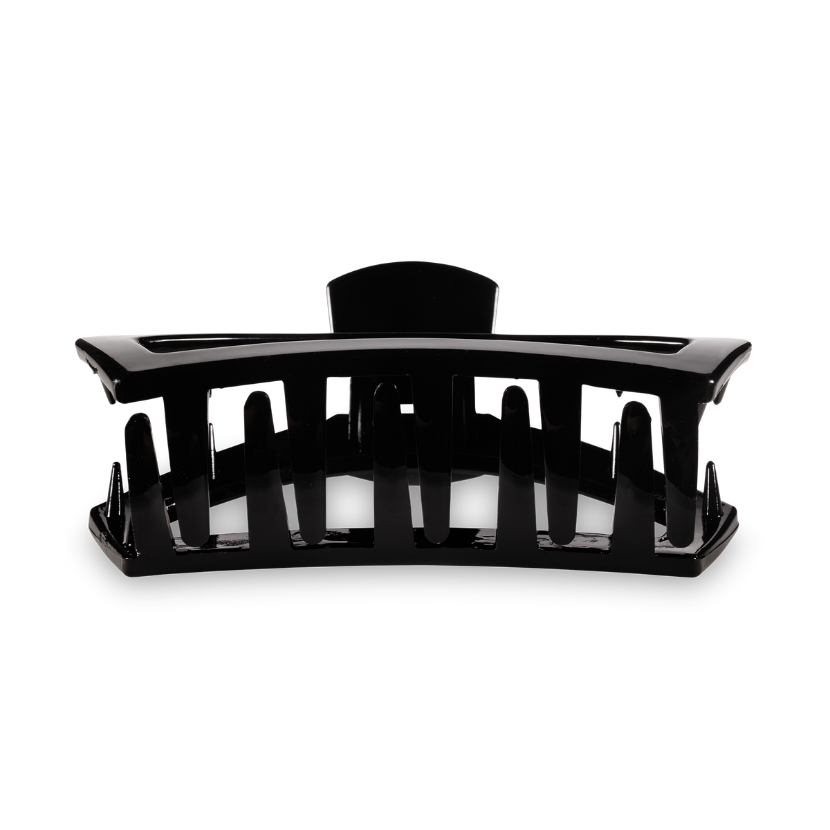 Open Hair Clip Small Jet Black