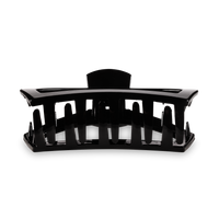 Open Hair Clip Small Jet Black