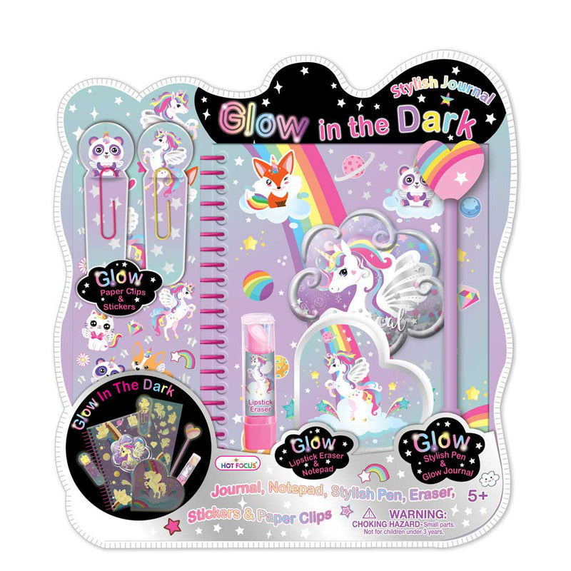 HOT FOCUS STYLISH JOURNAL GLOW IN THE DARK