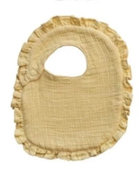 WOVEN COTTON TERRY DOUBLE CLOTH BABY BIB