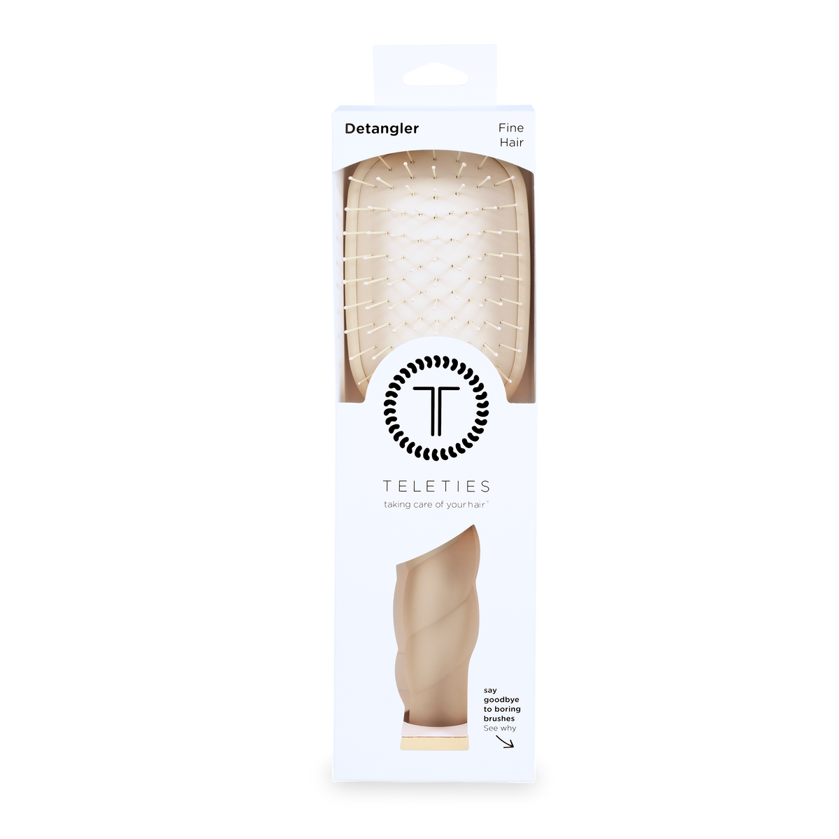 Detangler Hair Brush for Fine Hair Tan