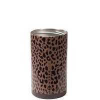 HYDROJUG BROWN LEOPARD 16 OZ CAN COOLER