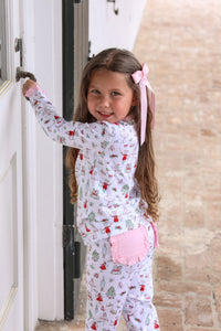 TROTTER STREET NUTCRACKER BALLET RUFFLE PAJAMA SET