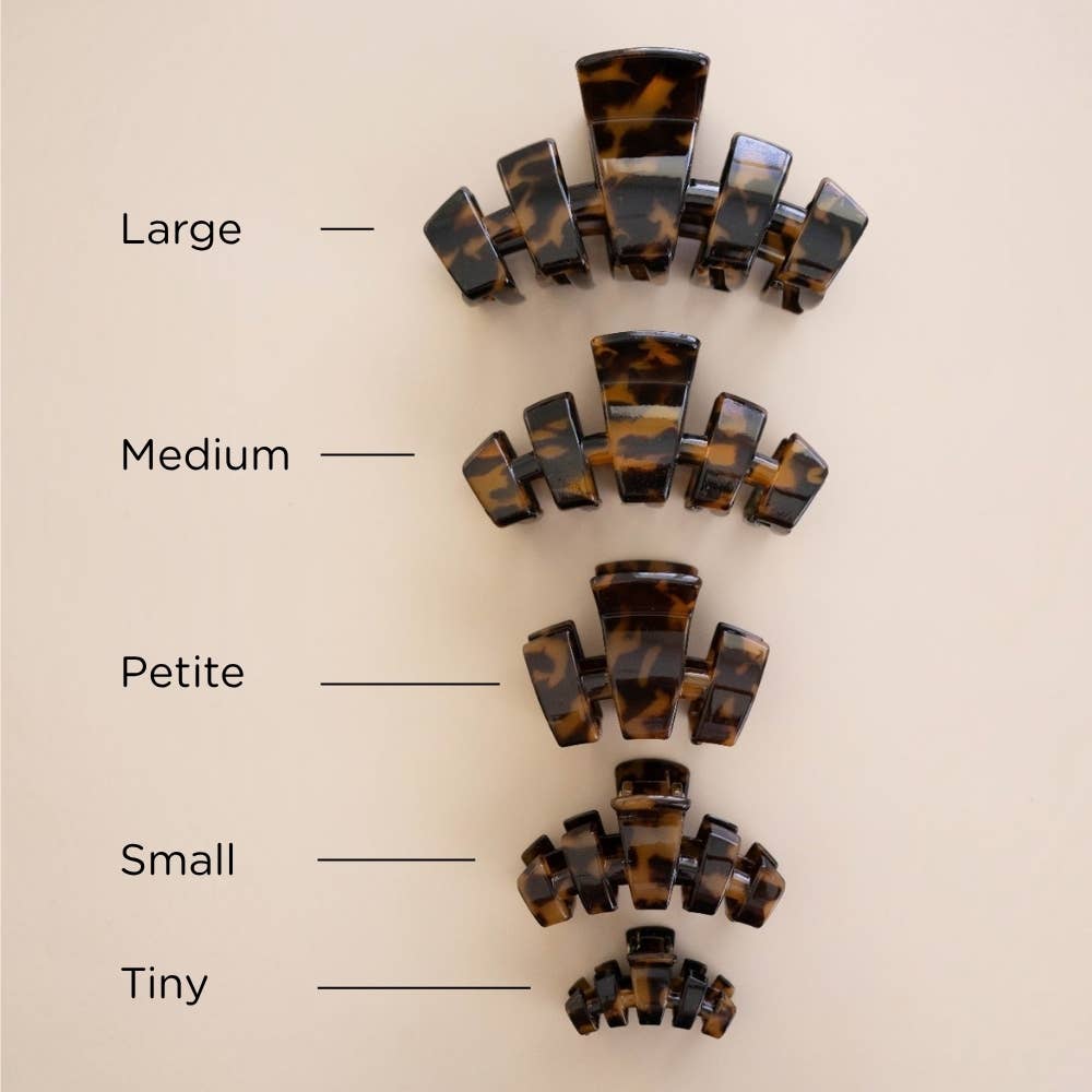 Classic Tortoise Petite Claw Clip
