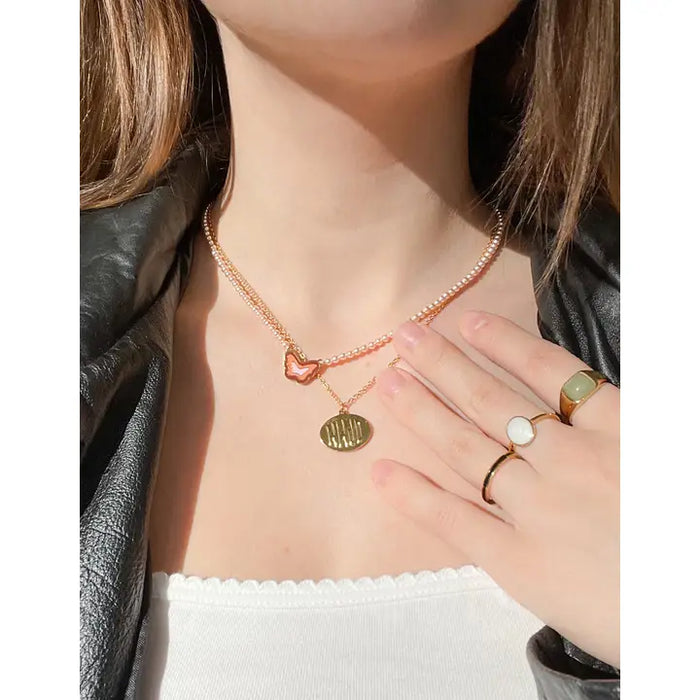 ELEVATED FAITH GOLD WWJD NECKLACE