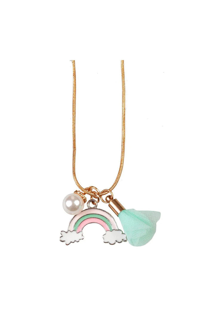 GREAT PRETENDERS RAINBOW TASSEL NECKLACE