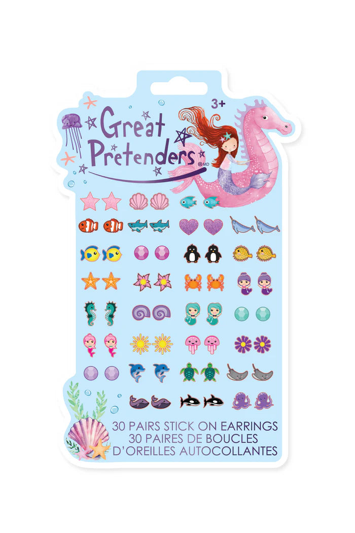 GREAT PRETENDER MERMAID STICKER EARRINGS