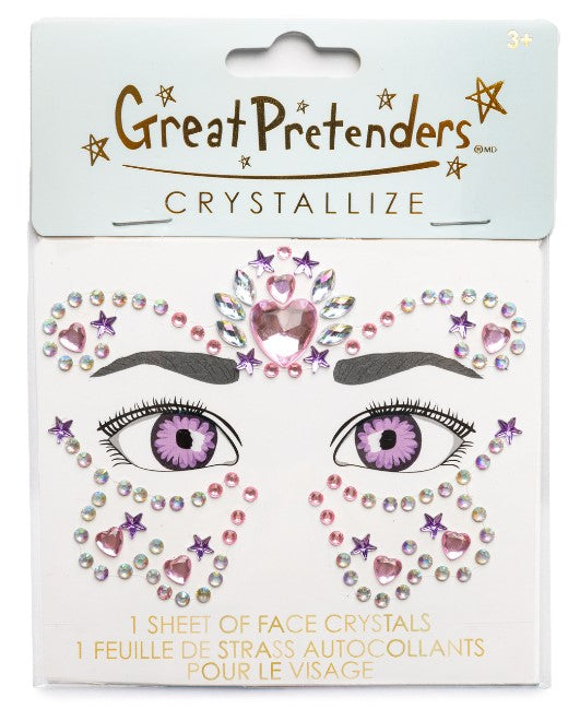 GREAT PRETENDERS FACE CRYSTALS BUTTERFLY PRINCESS