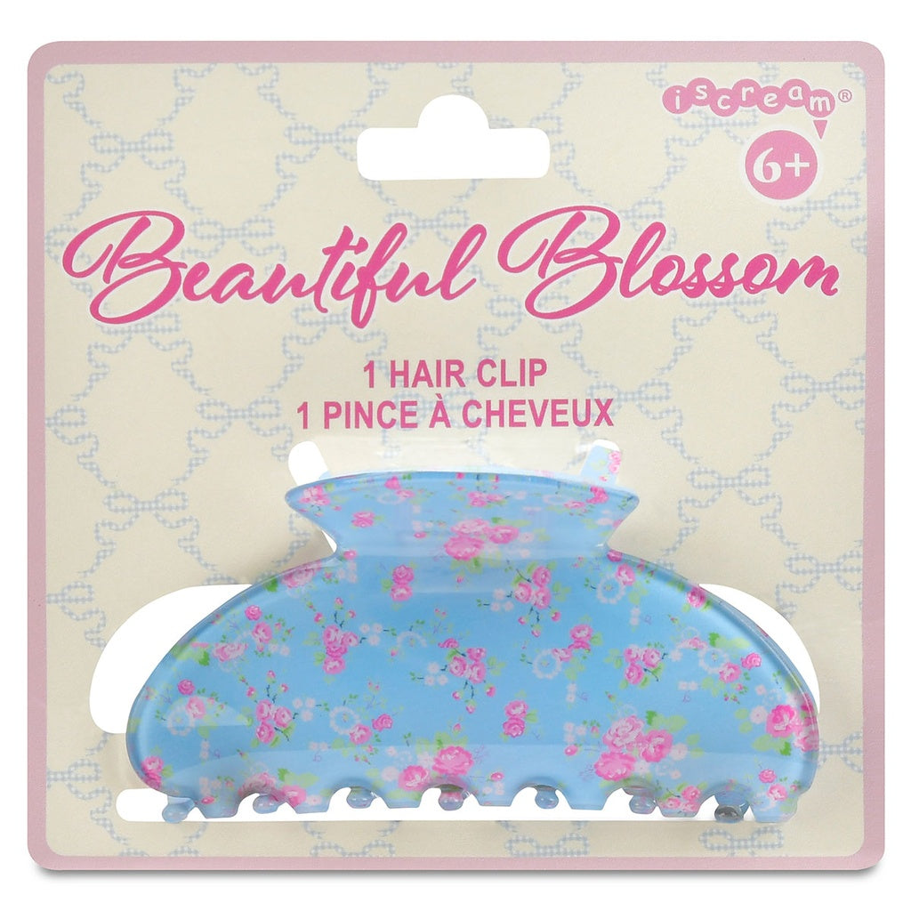 ISCREAM BEAUTIFUL BLOSSOM BLUE HAIR CLIP