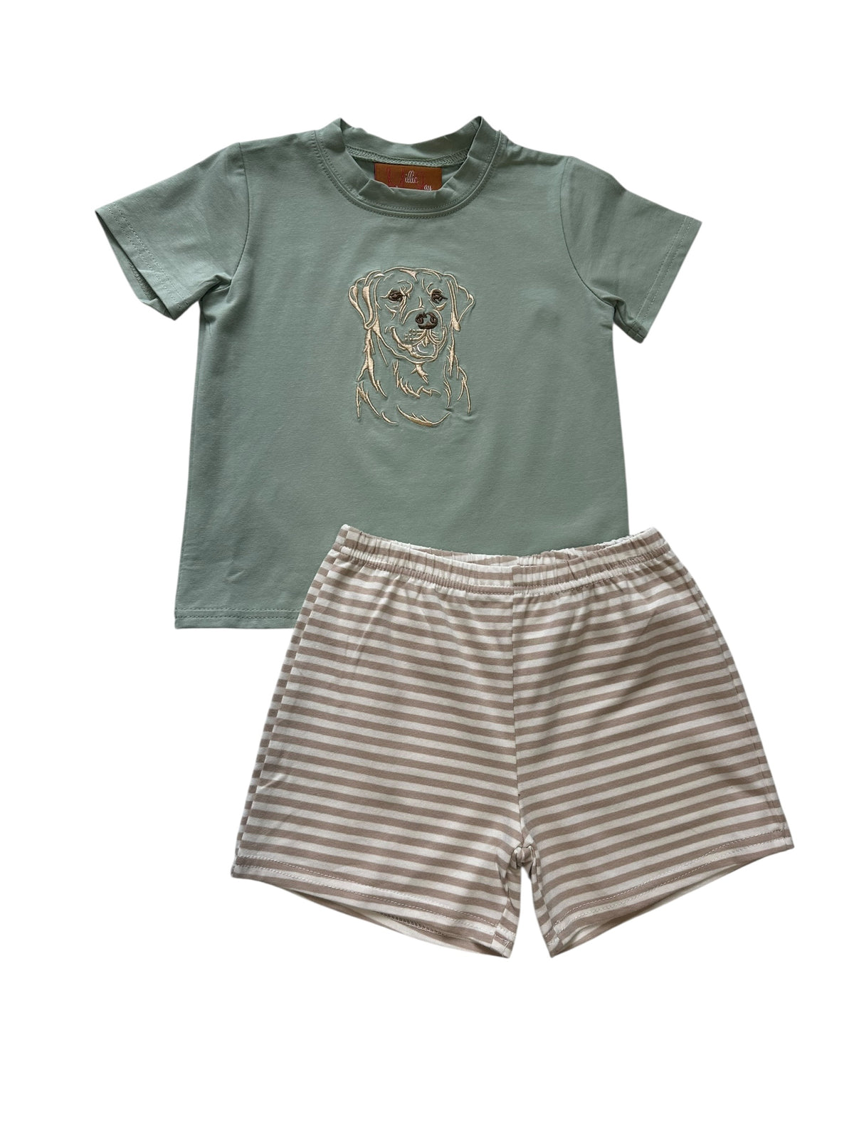 Furry Friend Boys Short Set