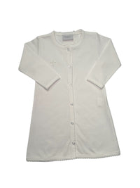 SQUIGGLES MINI CROSS DAY GOWN WHITE