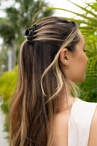 Classic Hair Clip Small Jet Black