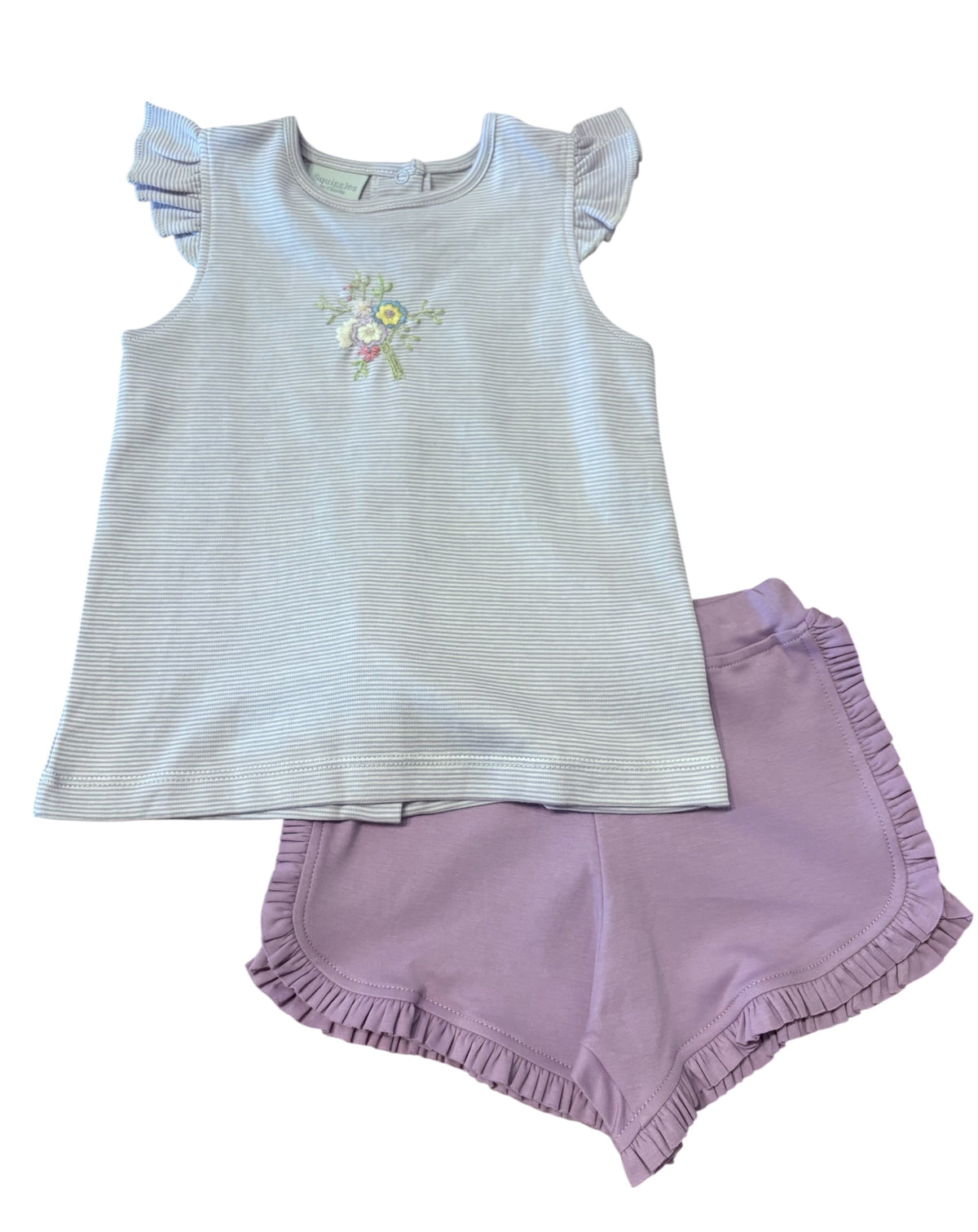 SPRIGS & BLOOMS SHORT SET – Bead Shack Kids Boutique