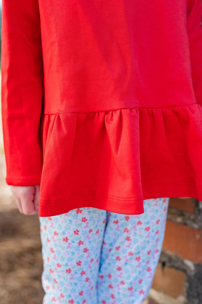 JAMES AND LOTTIE PEGGY PEPLUM LEGGING SET FULL BLOOM