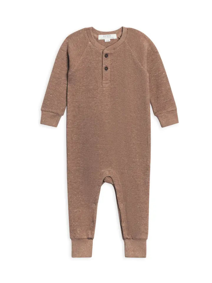 ORGANIC BABY CROSBY WAFFLE HENLEY