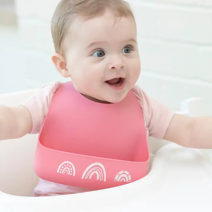 BELLA TUNNO CHASING RAINBOWS LITTLE BITES BIB