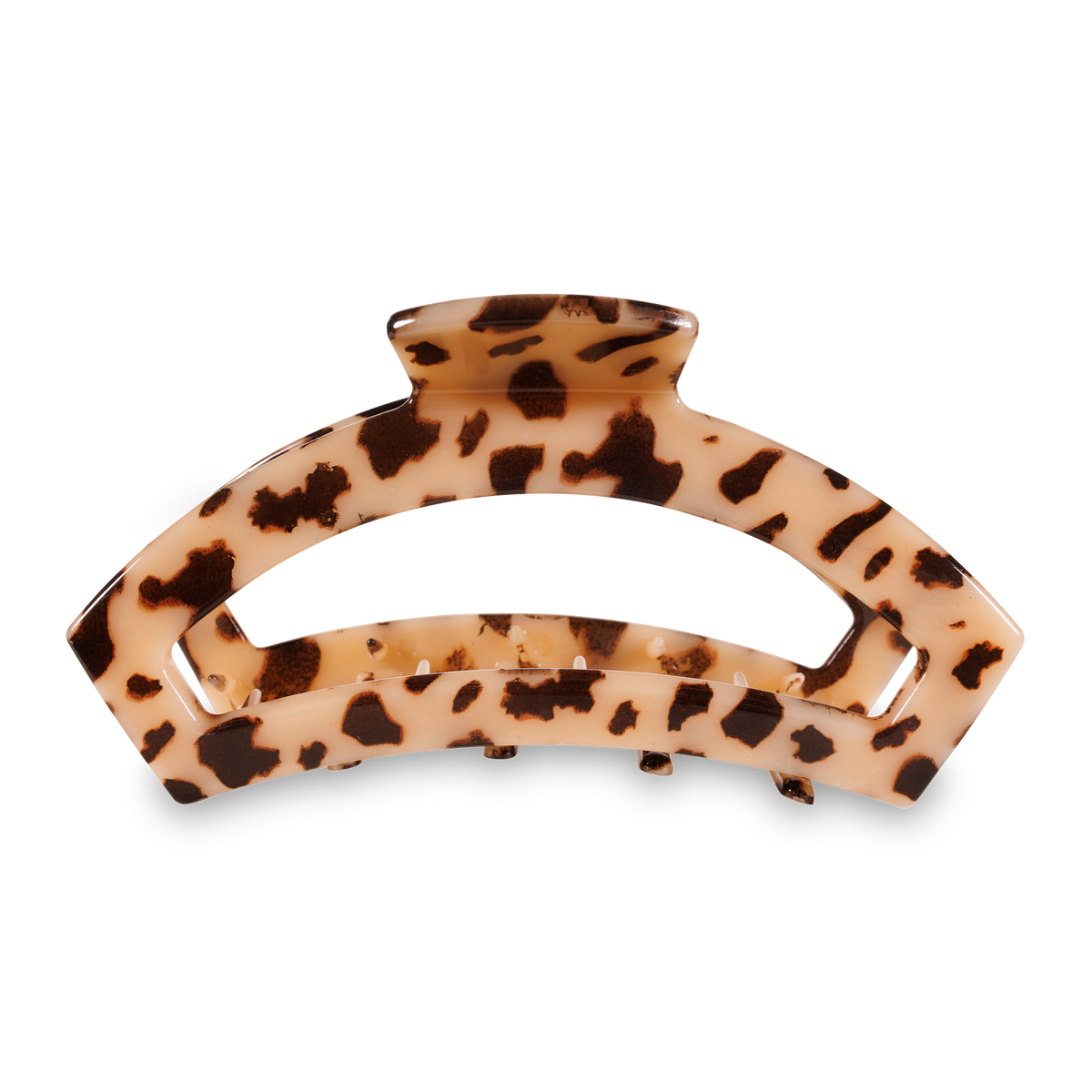 Open Hair Clip Large Blonde Tortoise