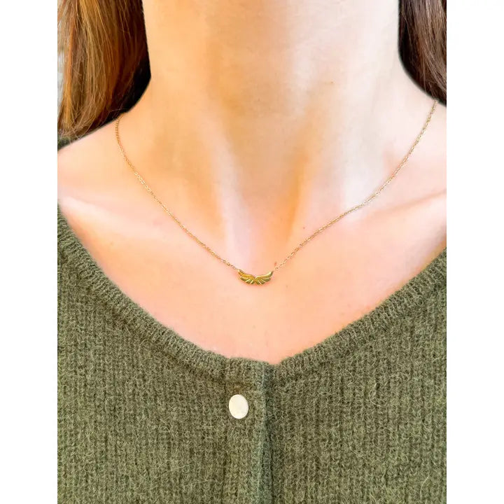 ELEVATED FAITH ANGEL WINGS NECKLACE