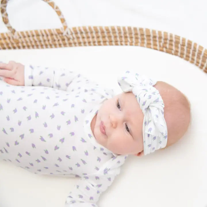 Goosies Headband Bow Set Lilac Buds