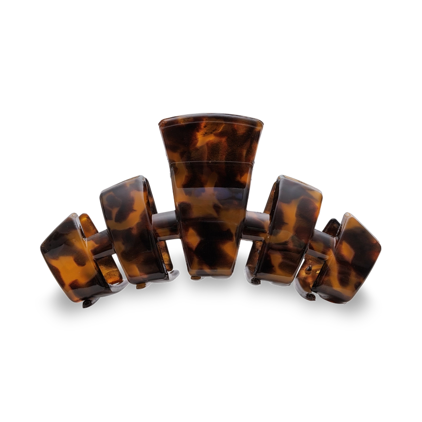 TELETIES CLASSIC TORTOISE LARGE HAIR CLIP