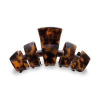 TELETIES CLASSIC TORTOISE LARGE HAIR CLIP