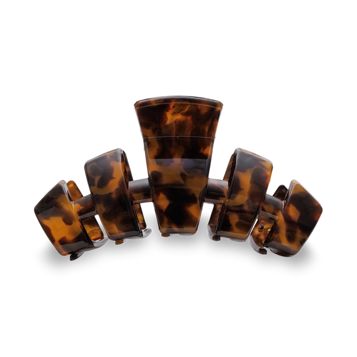 TELETIES CLASSIC TORTOISE LARGE HAIR CLIP