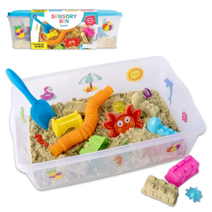 SENSORY BIN BEACH