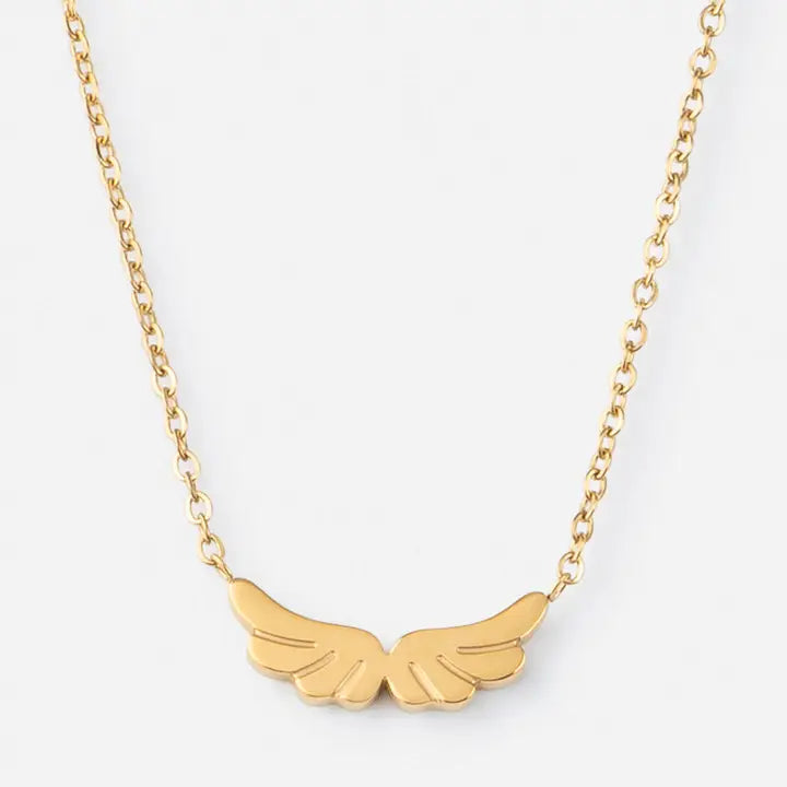 ELEVATED FAITH ANGEL WINGS NECKLACE