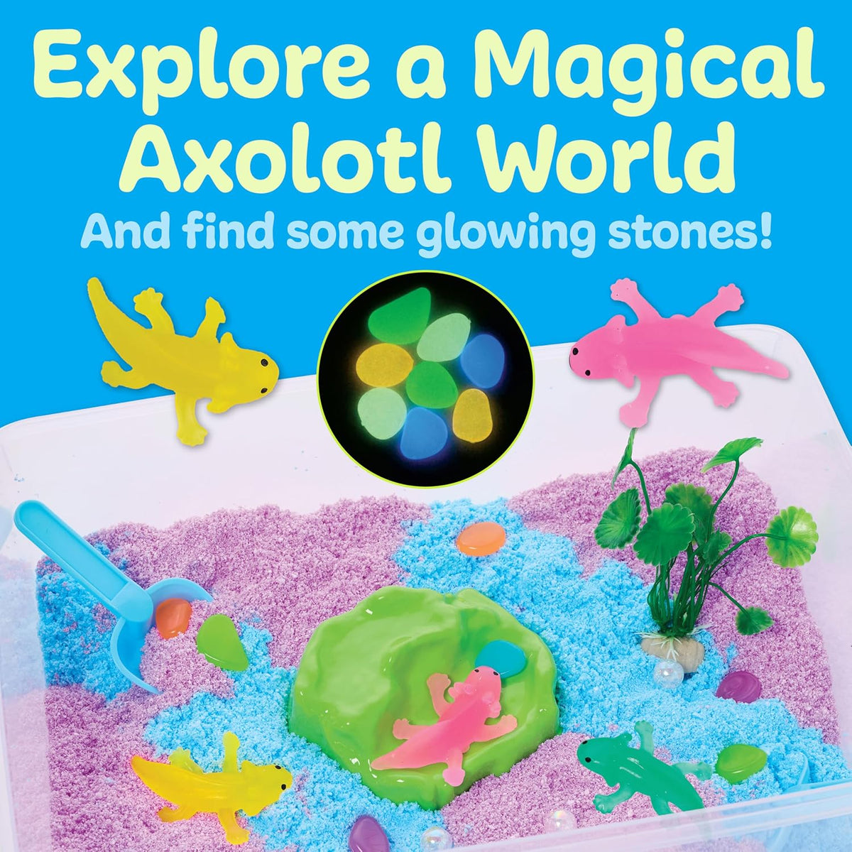 Sensory Bin Axolotl
