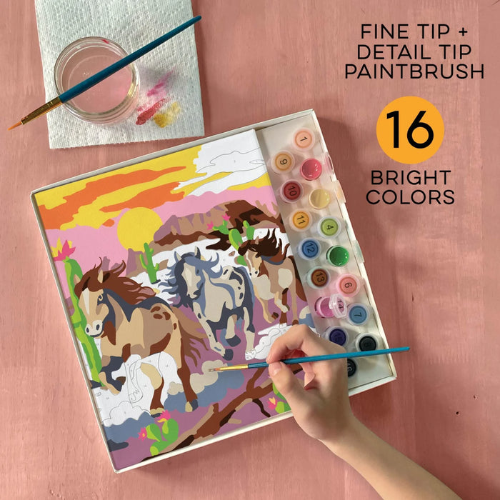 PAINT BY NUMBERS HORSES