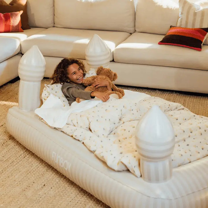 FUNBOY STRIPED CASTLE AIR MATRESS SLEEPOVER BED