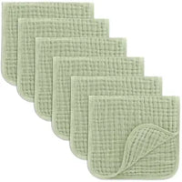 COMFY CUBS GREEN BURP CLOTH 10 PACK