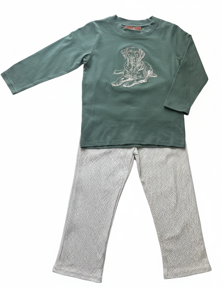Man's Best Friend Boys Pant Set