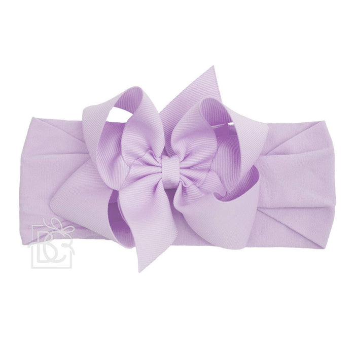 WIDE HEADBAND LARGE LIGHT ORCHID