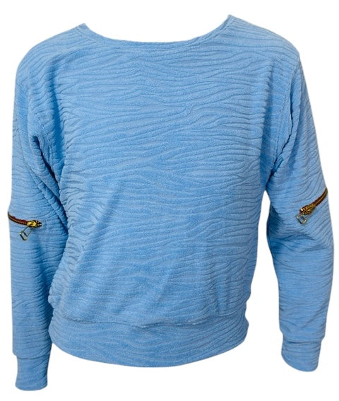 ERGE ZEBRA TOP BLUE