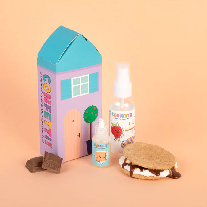 CONFETTI BLUE SMORES MINI PERFUME MAKING KIT