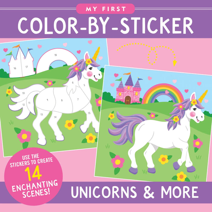 COLOR BY STICKER UNICORNS & MORE