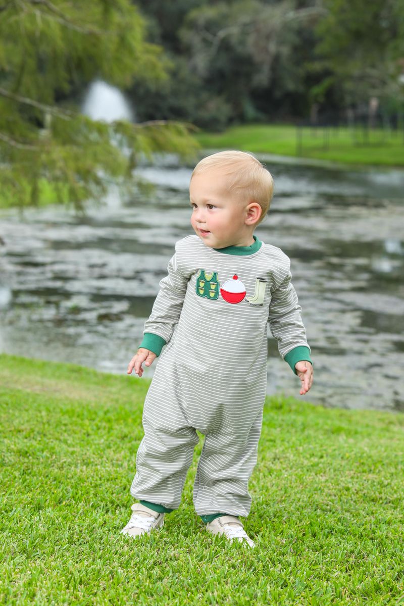 TROTTER STREET FISHING TRIO ROMPER