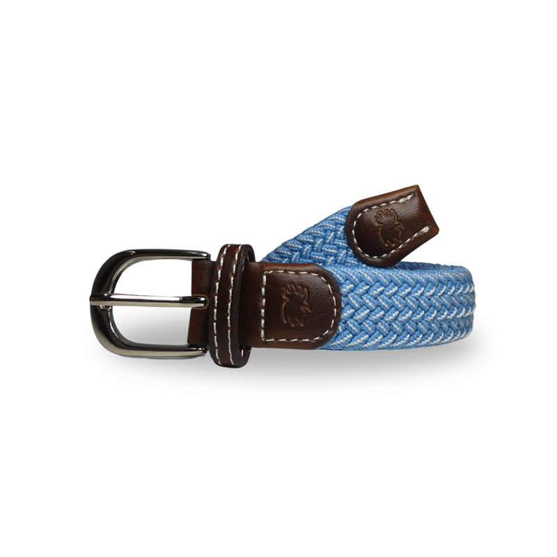 ROOSTA THE LIL NEWPORT KIDS HERRINGBONE WOVEN STRETCH BELT