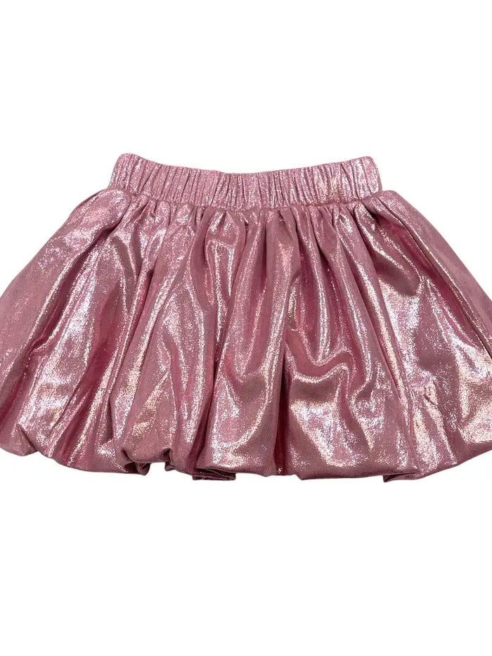 LITTLE OLIN PINK SHIMMER BALLOON SKIRT