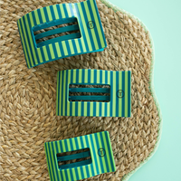 Cabana Cutie Large Flat Rectangle Hair Clip