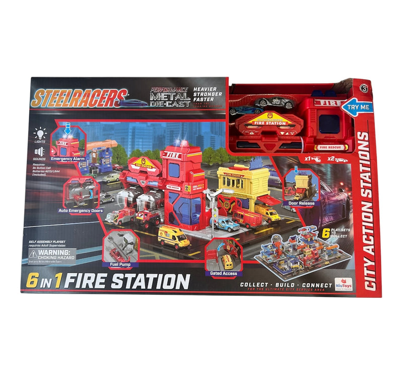 6 in 1 Fire Station