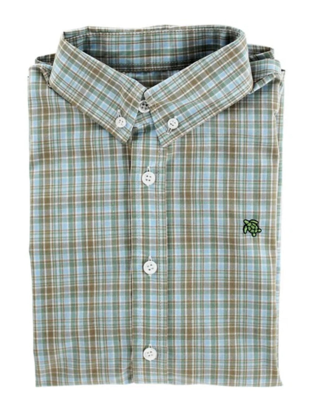 BAILEY BOYS BUTTON DOWN/BROWNSTONE